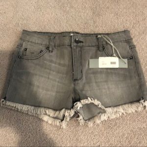 Tractr Girls Gray Denim Short NWT Size 14